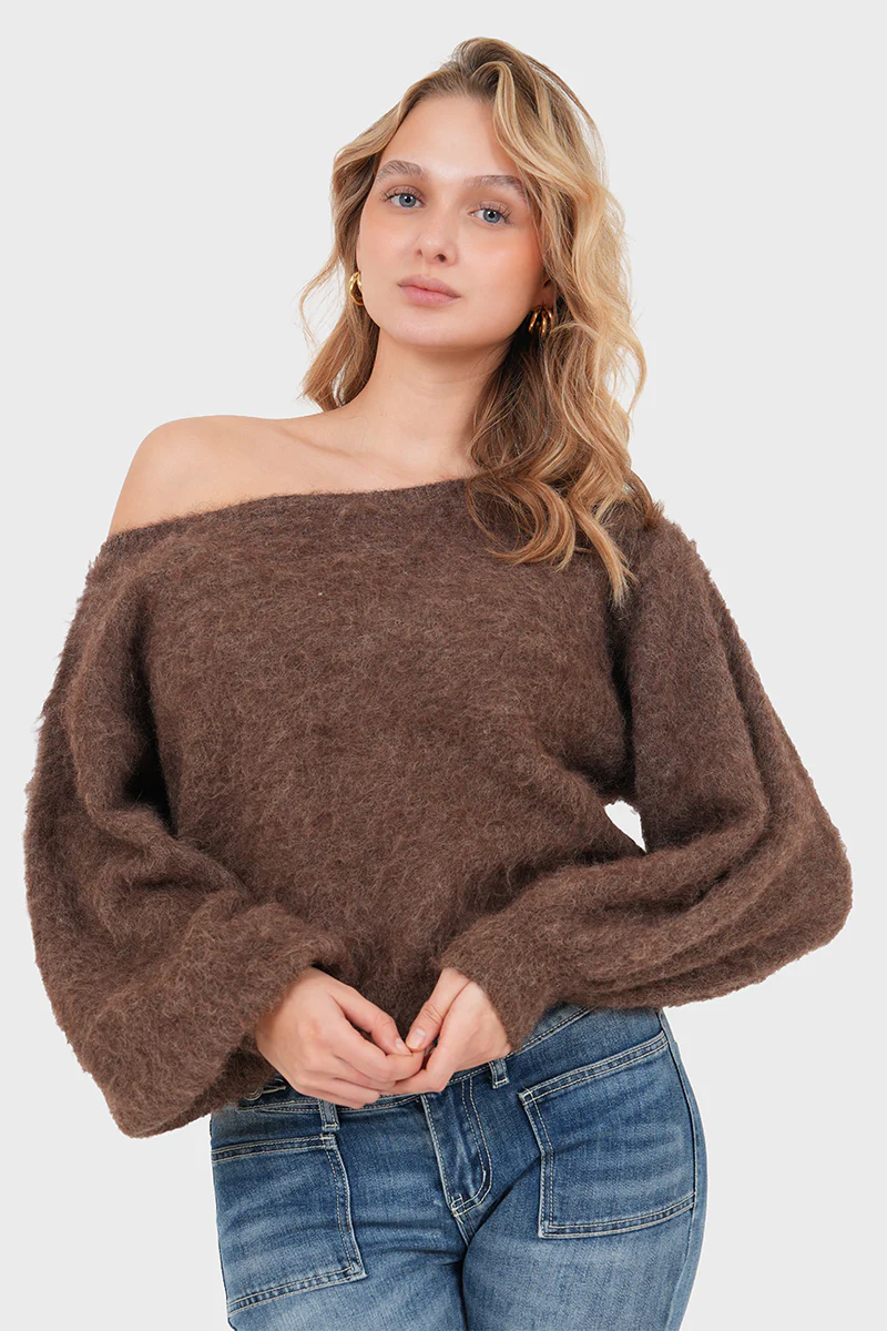 "Emmie" sweater brown - Image 2