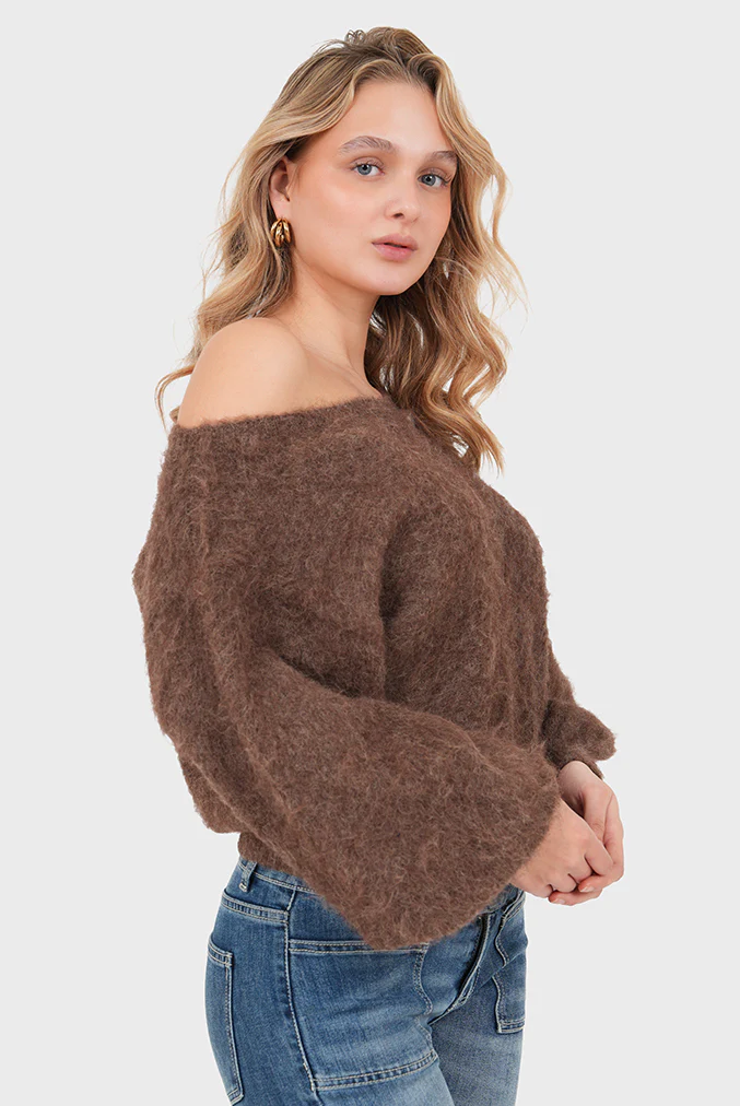 "Emmie" sweater brown - Image 4