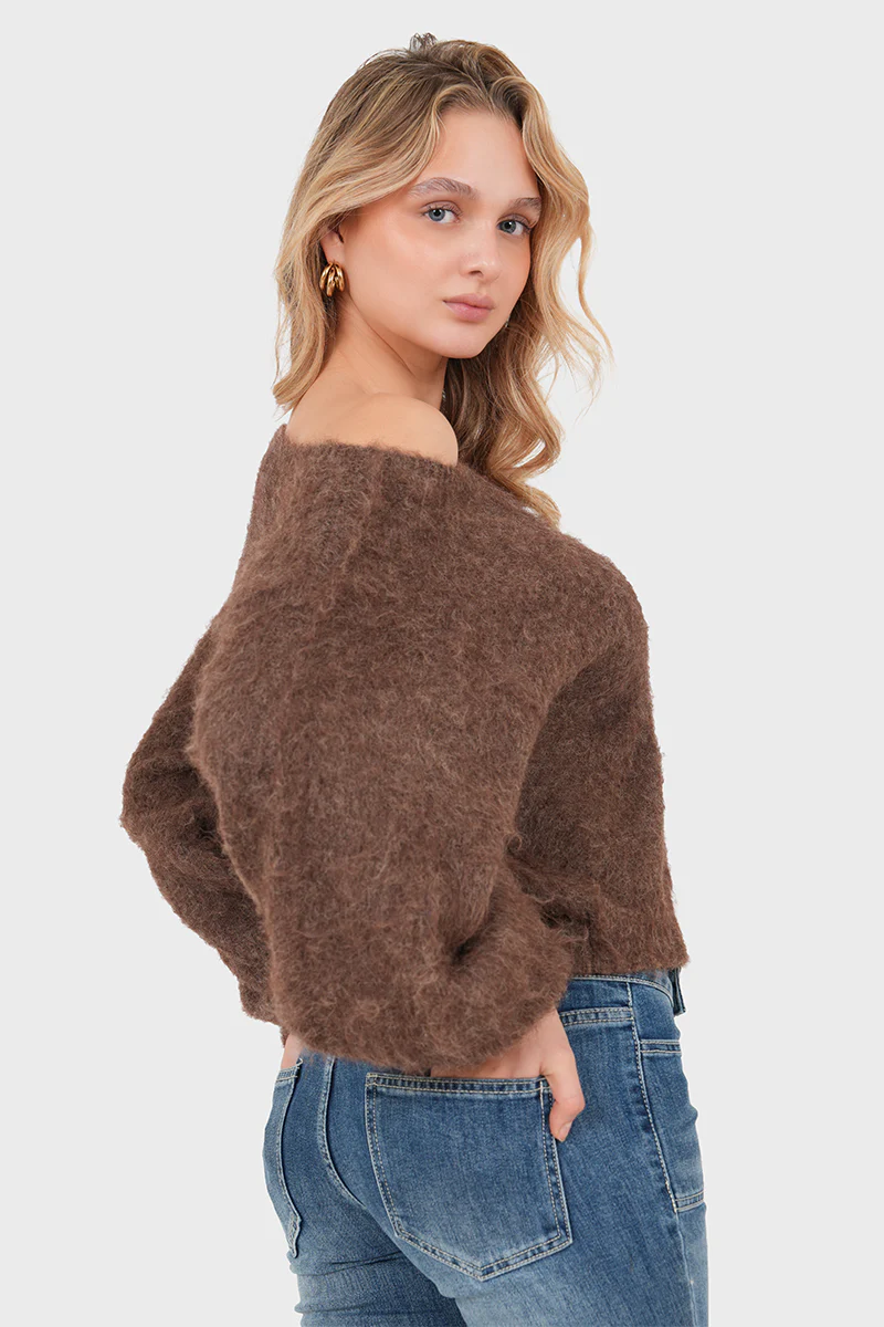 "Emmie" sweater brown - Image 5
