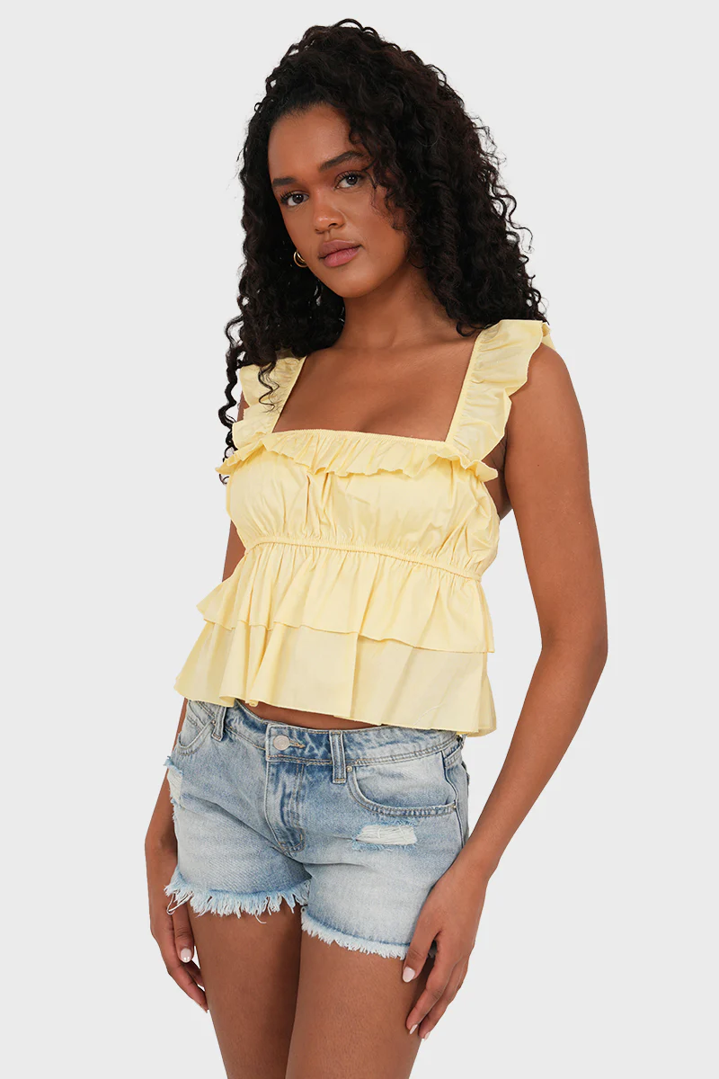 "Filou" top yellow - Image 3