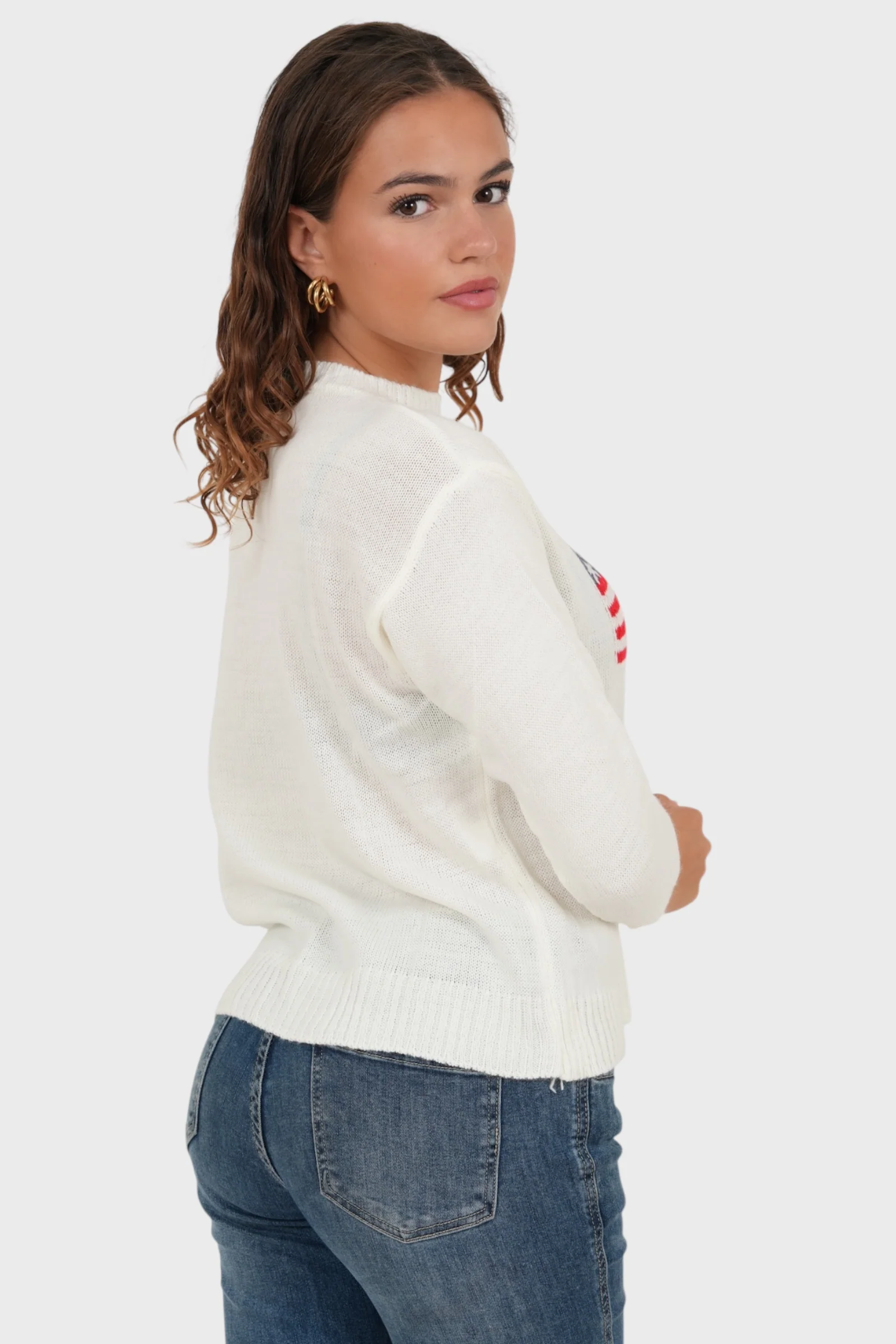"Flag" sweater white - Image 3