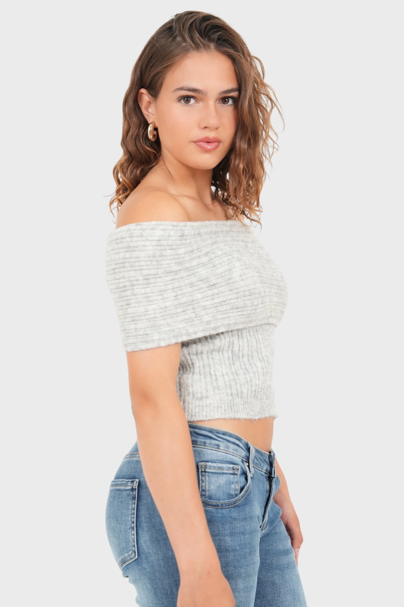 "Flore" top grey - Image 2