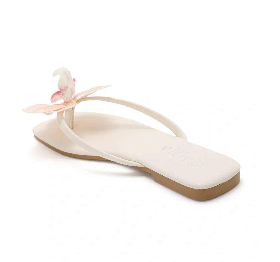 "Flower" sandals beige - Image 3