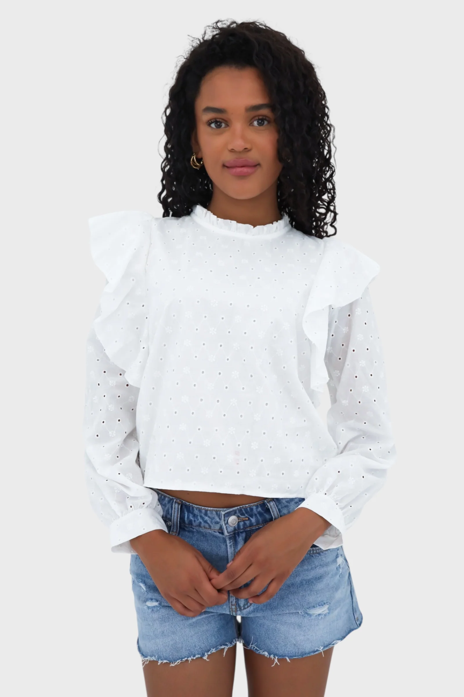 "Flowy" blouse white - Image 3