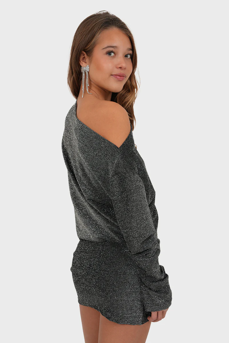 "Glisten" dress silver - Image 3