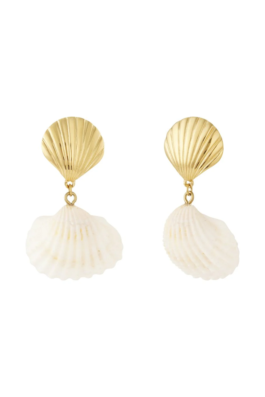 "Gold beach" earrings