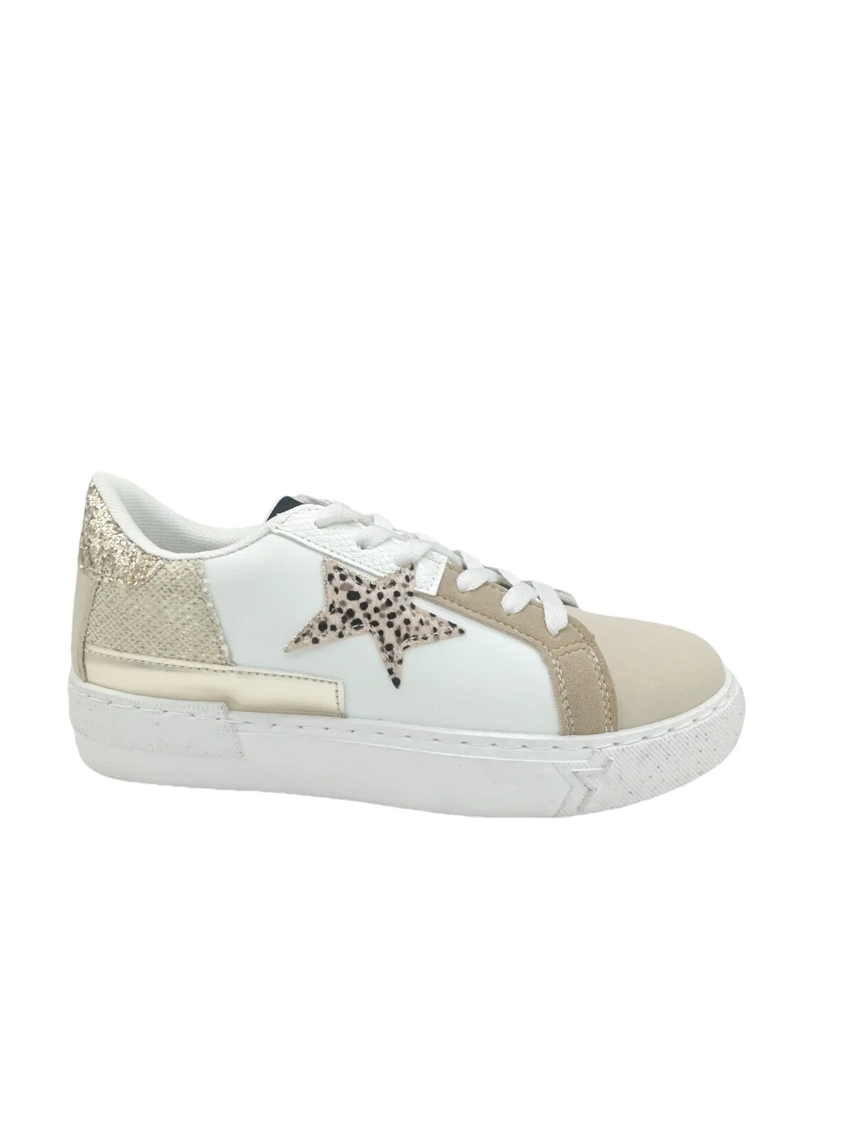 "Gold" leopard shoes