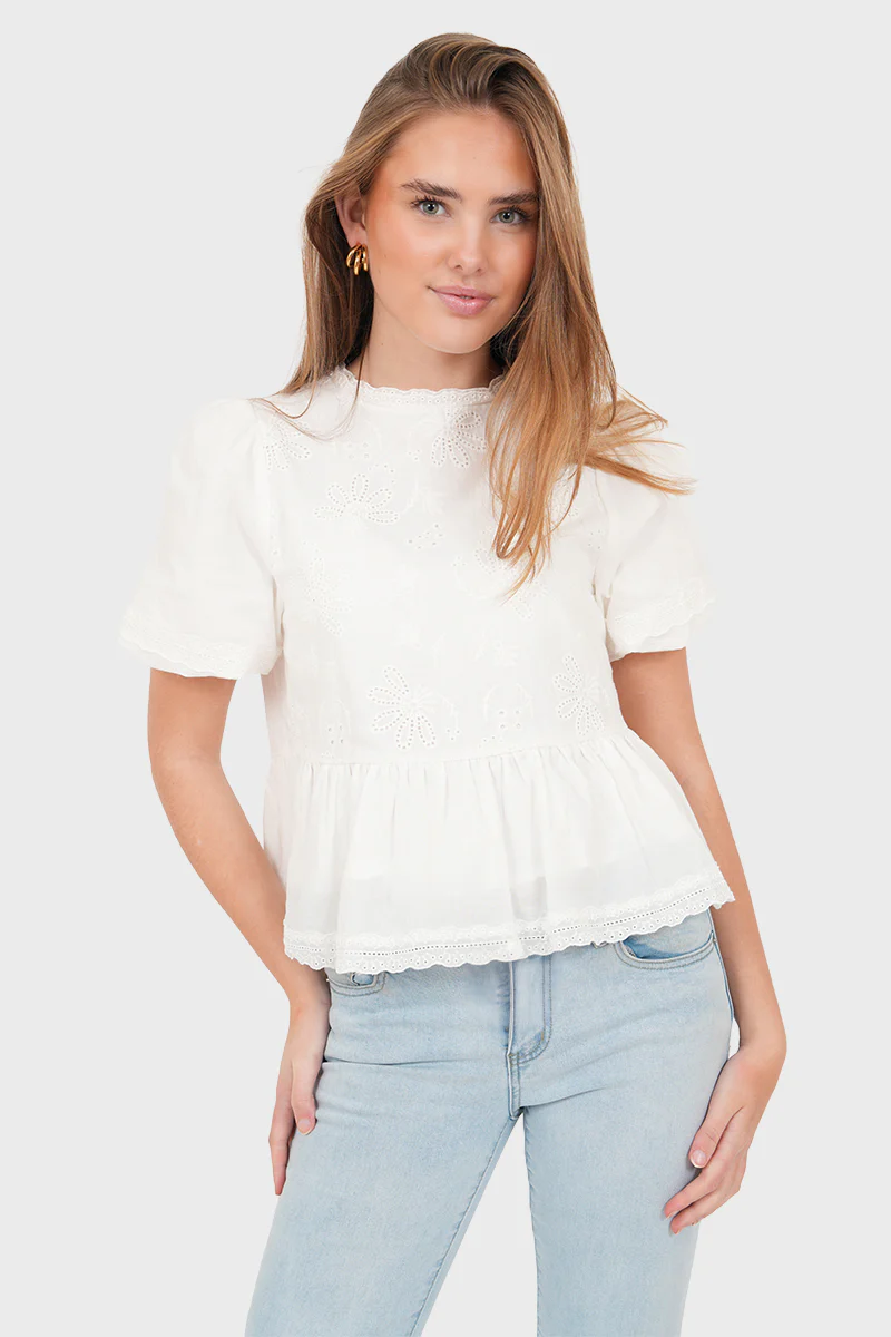 "Grace" blouse white - Image 2