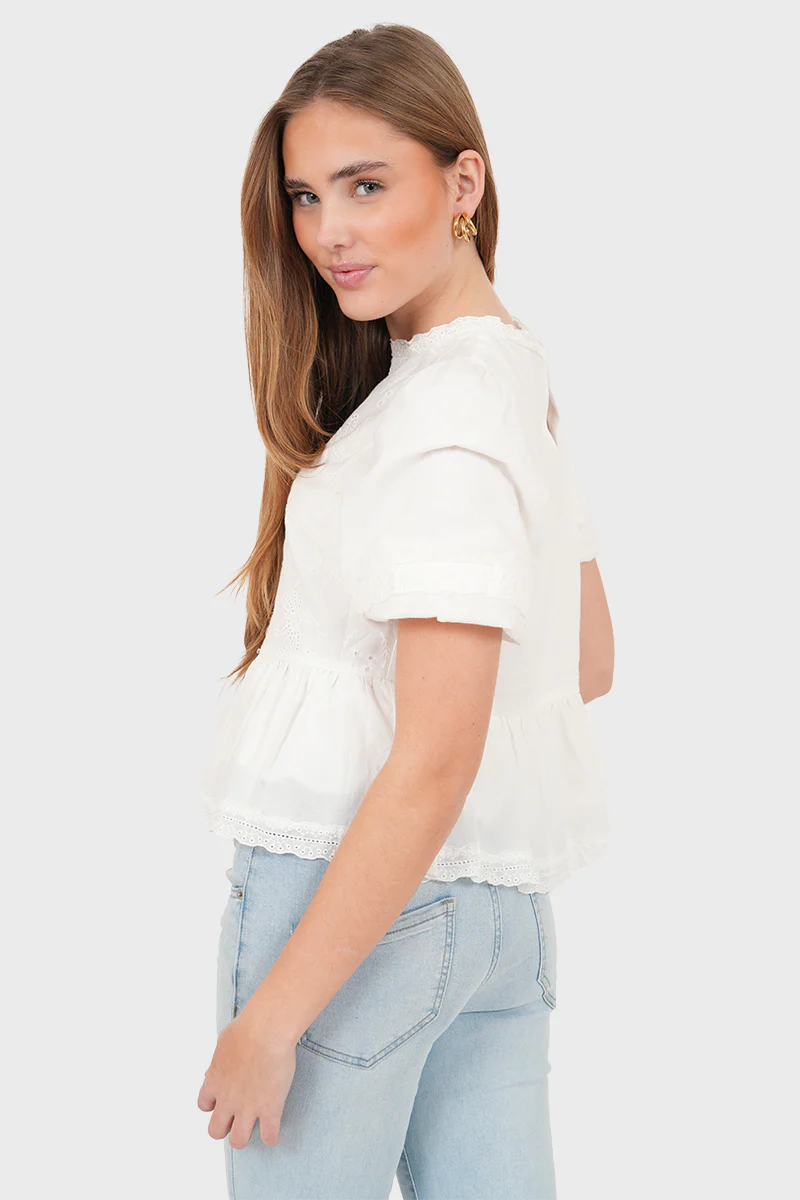"Grace" blouse white - Image 3