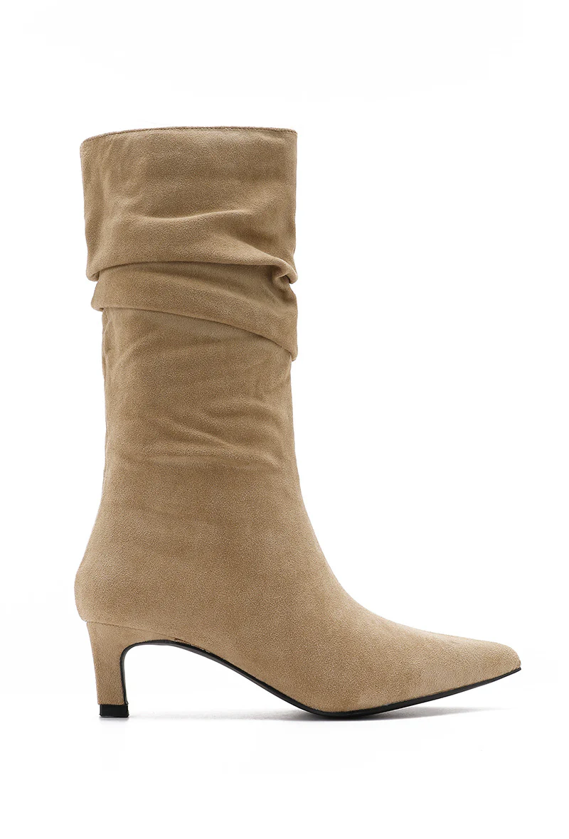 "Haze" boots beige