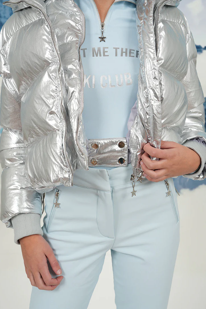 "Icy" ski jacket silver - Image 5