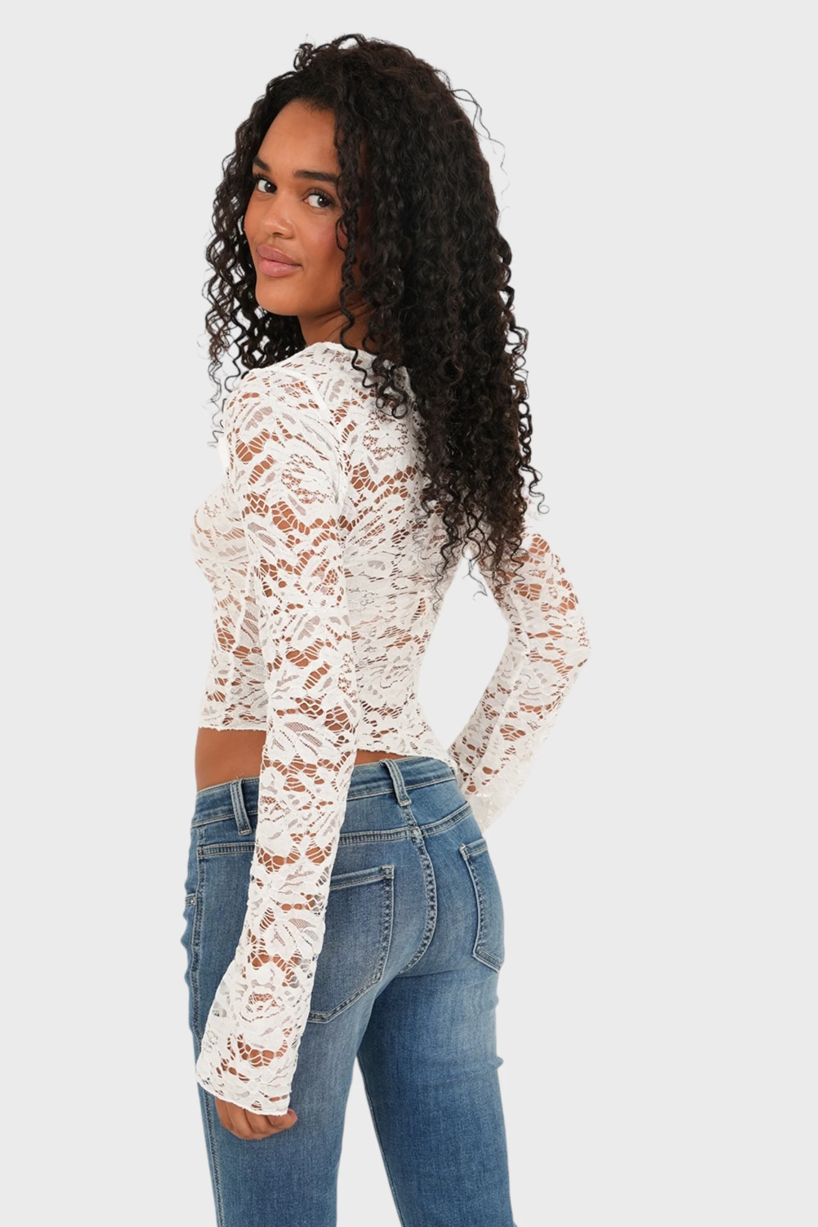 "Ivy" top white - Image 3