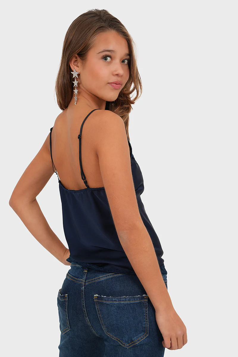 "Jolie" top navy - Image 3