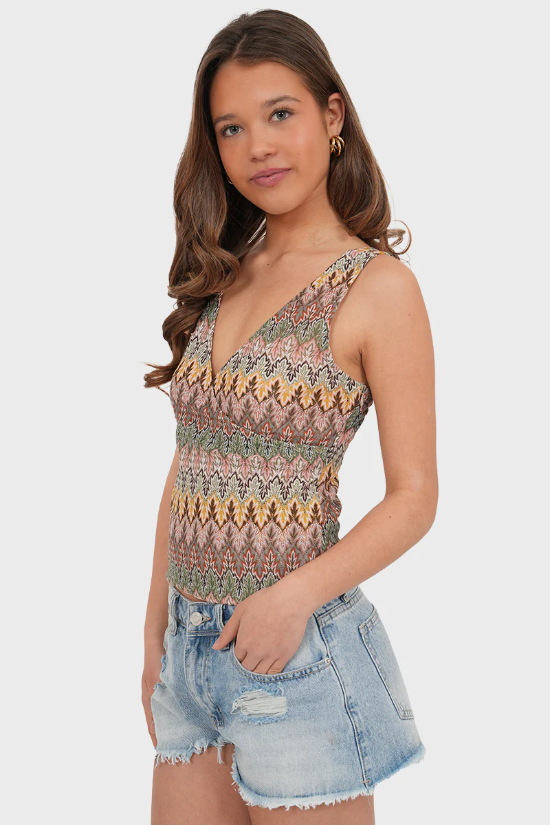 "Kaia" top green - Image 2