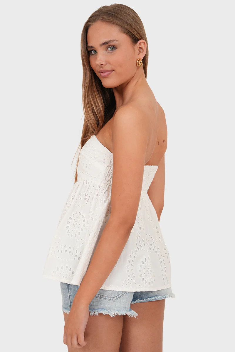 "Kate" top white - Image 3
