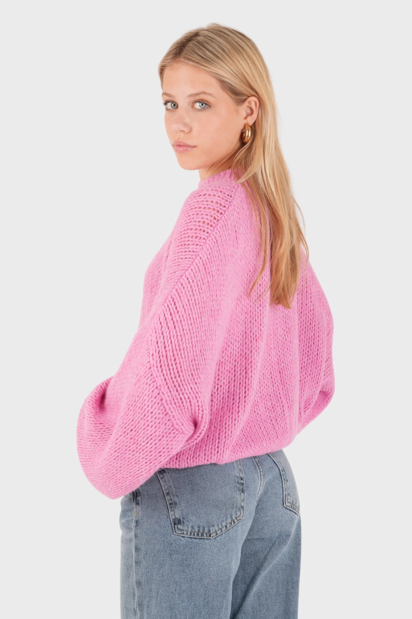 "Keep me warm" sweater pink - Image 3