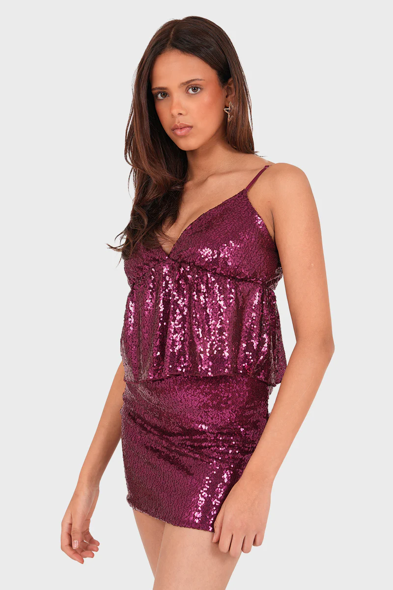 "Kendall" skirt bordeaux - Image 2