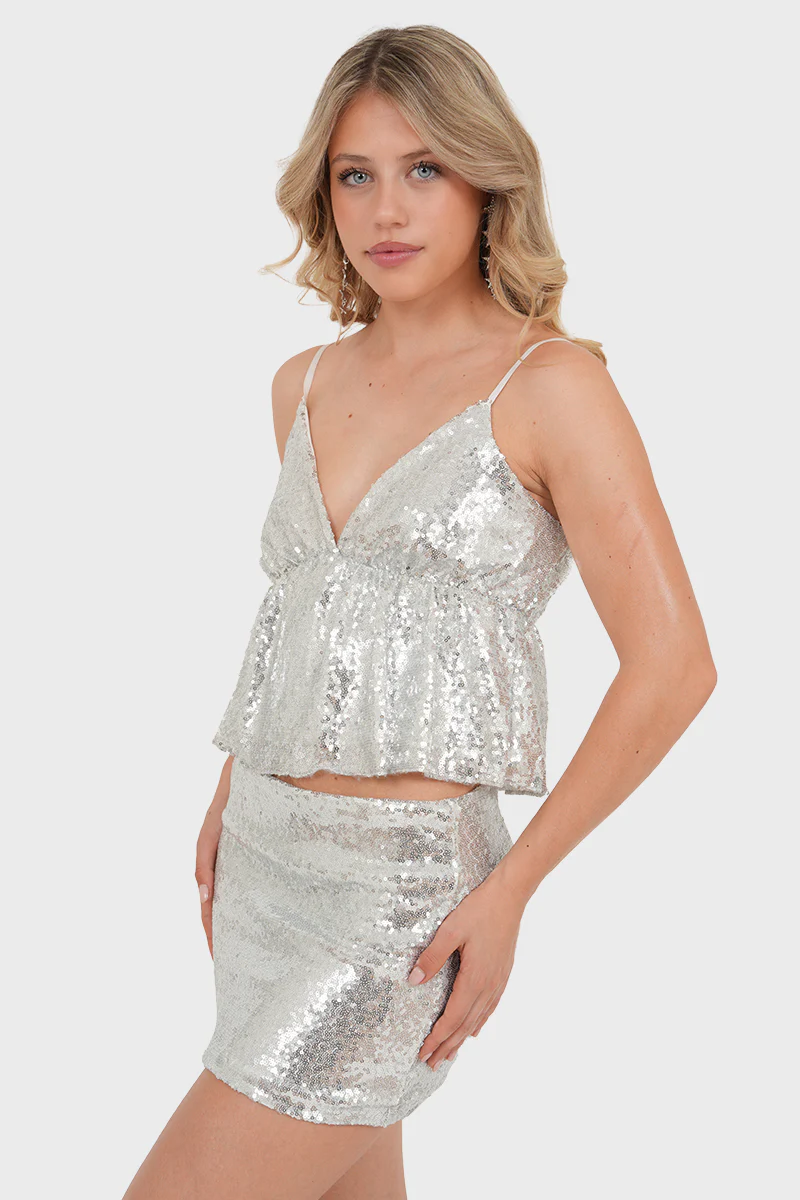 "Kendall" top silver - Image 3