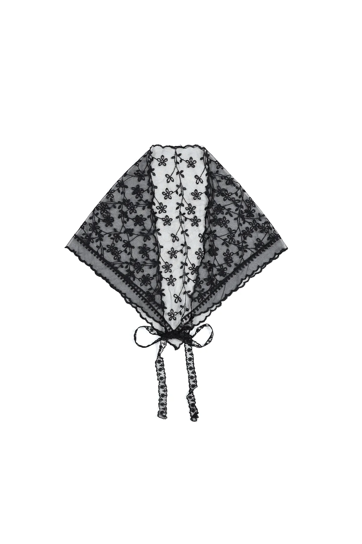 "Lace" scarf black