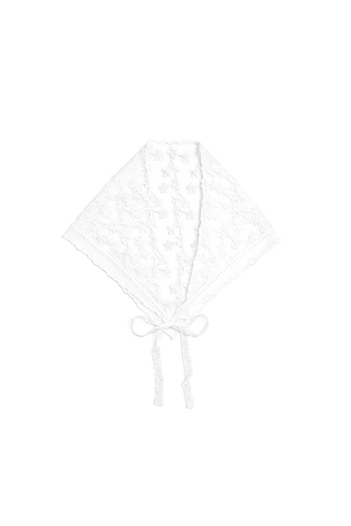 "Lace" scarf white