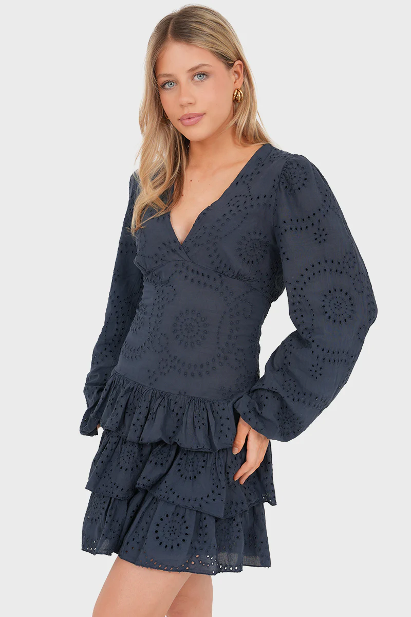 "Lacey" dress navy - Image 2
