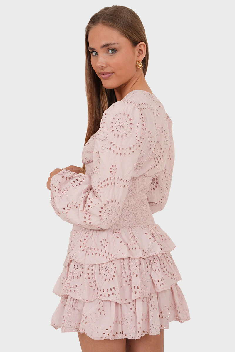"Lacey" dress pink - Image 3