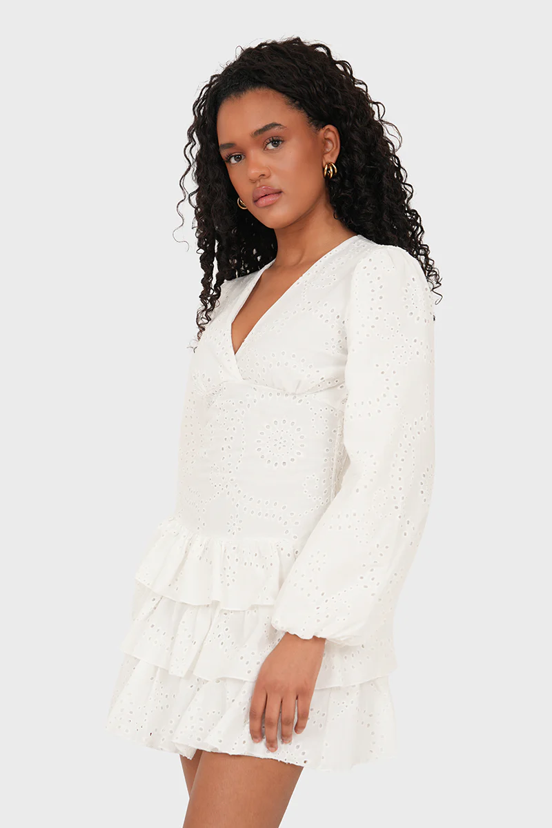 "Lacey" dress white - Image 2