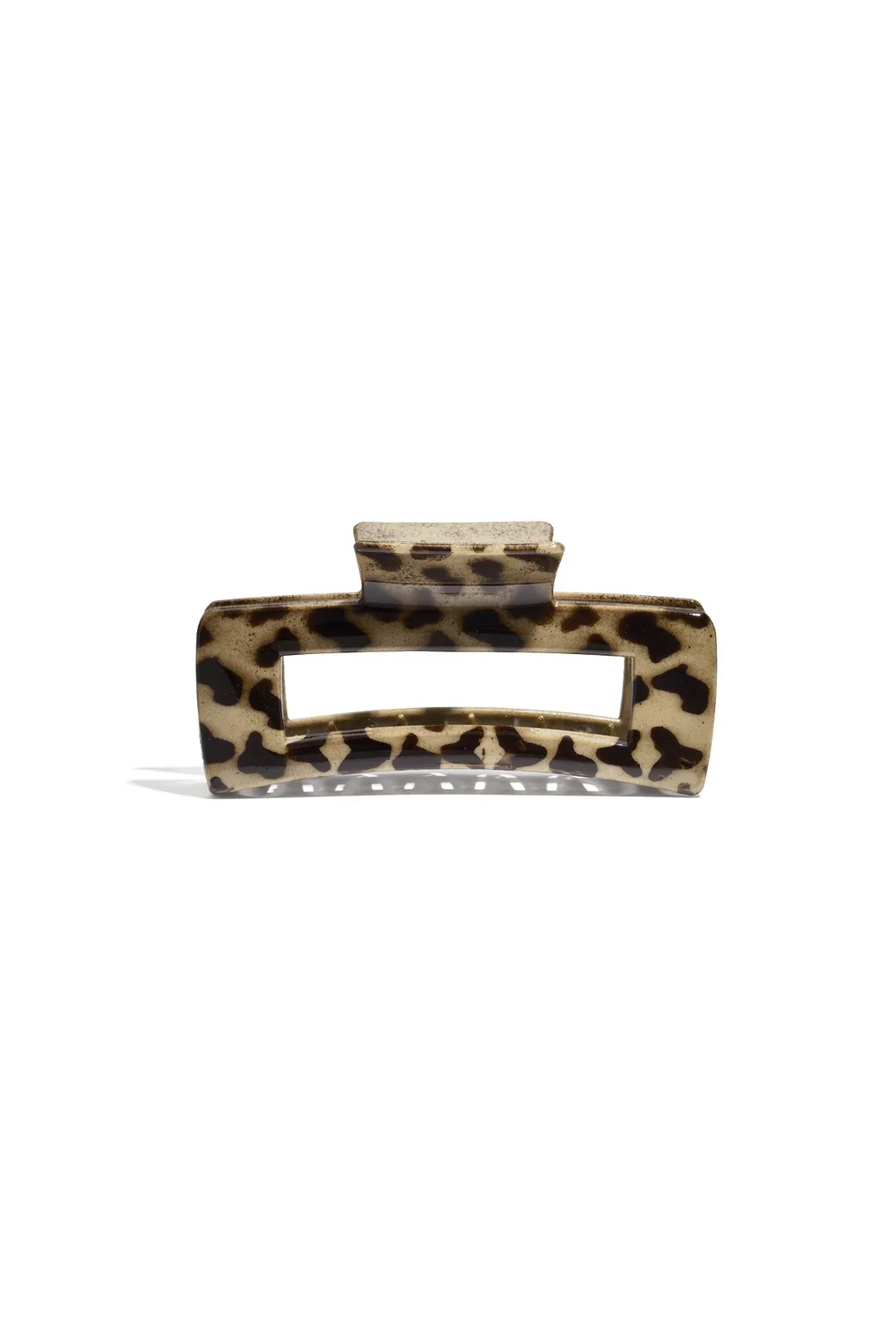 "Leopard" hairclip beige