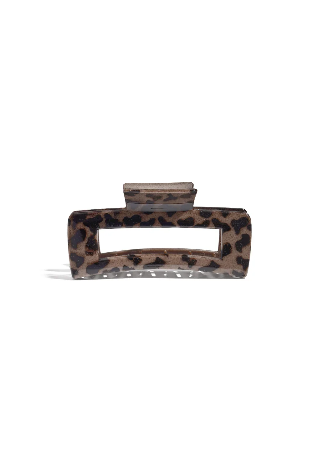 "Leopard" hairclip brown