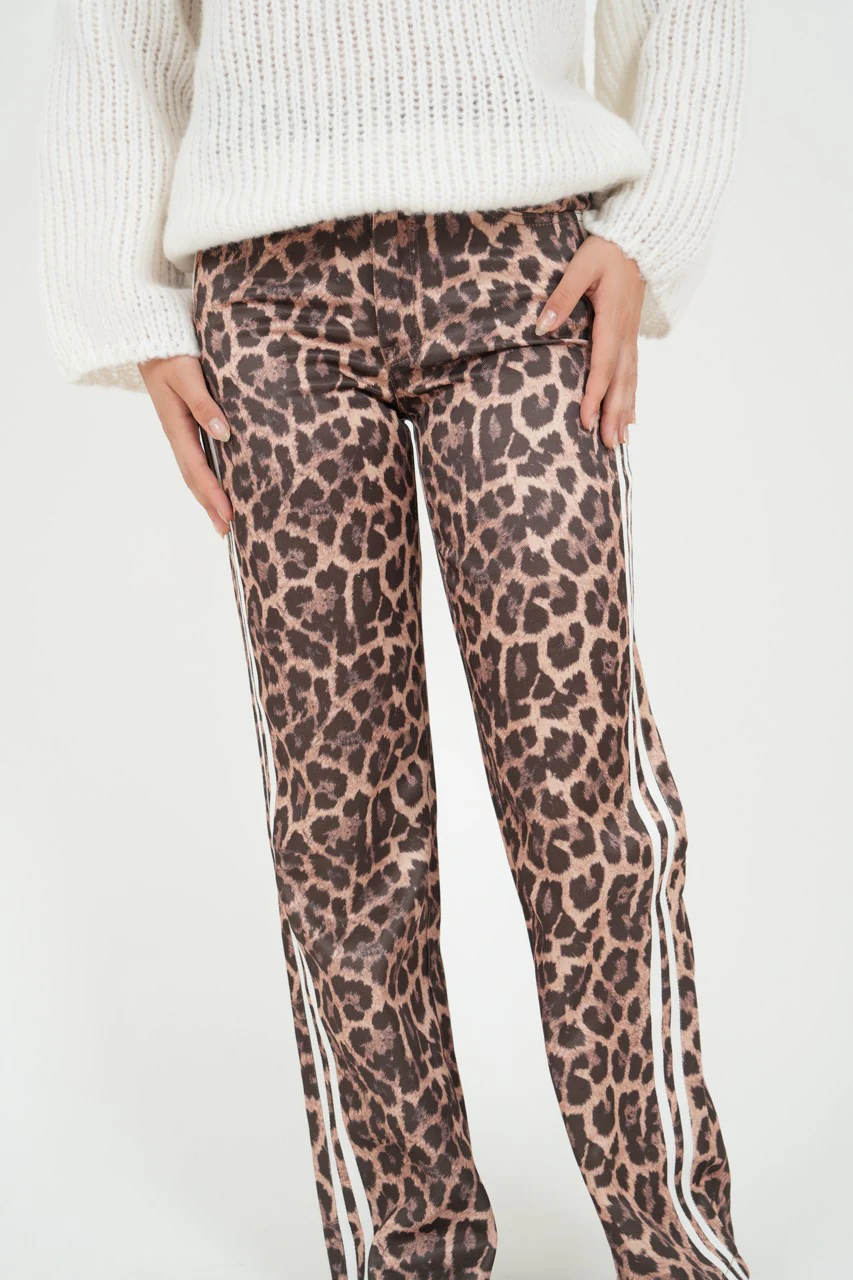 "Leopard" pants brown - Image 4