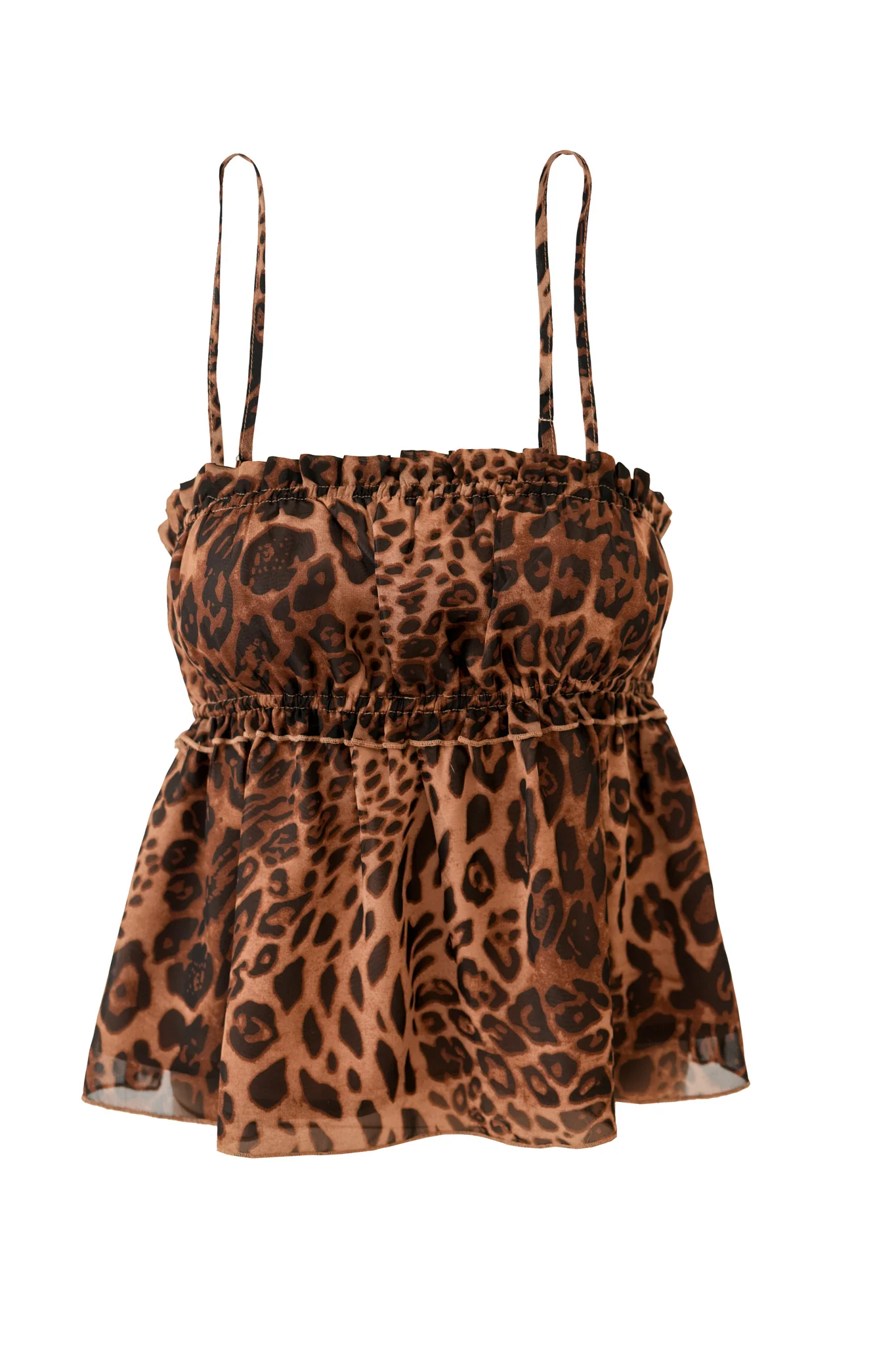 "Leopard" top brown - Image 4
