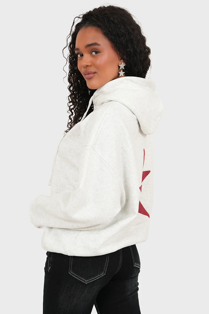 "L'etoile" hoodie bordeaux - Image 4