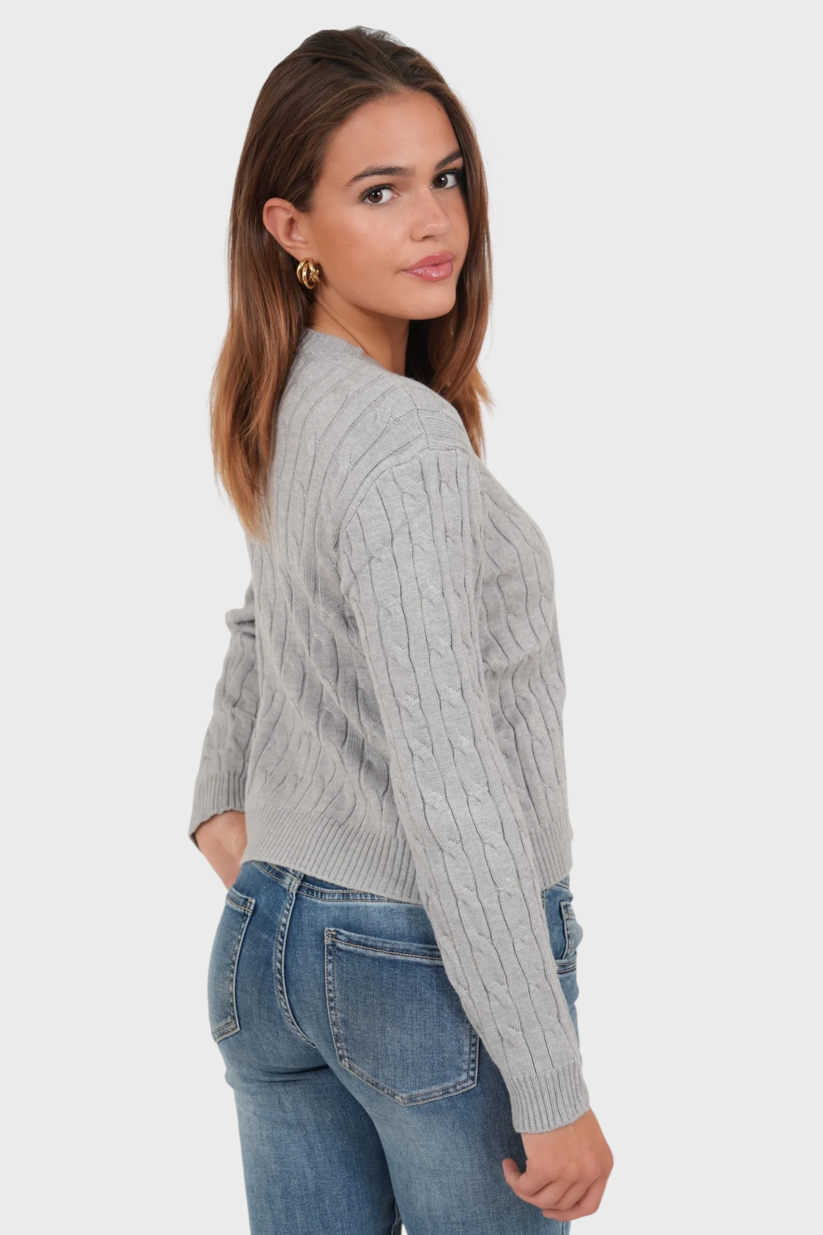 “Lily” cardigan grey - Image 3