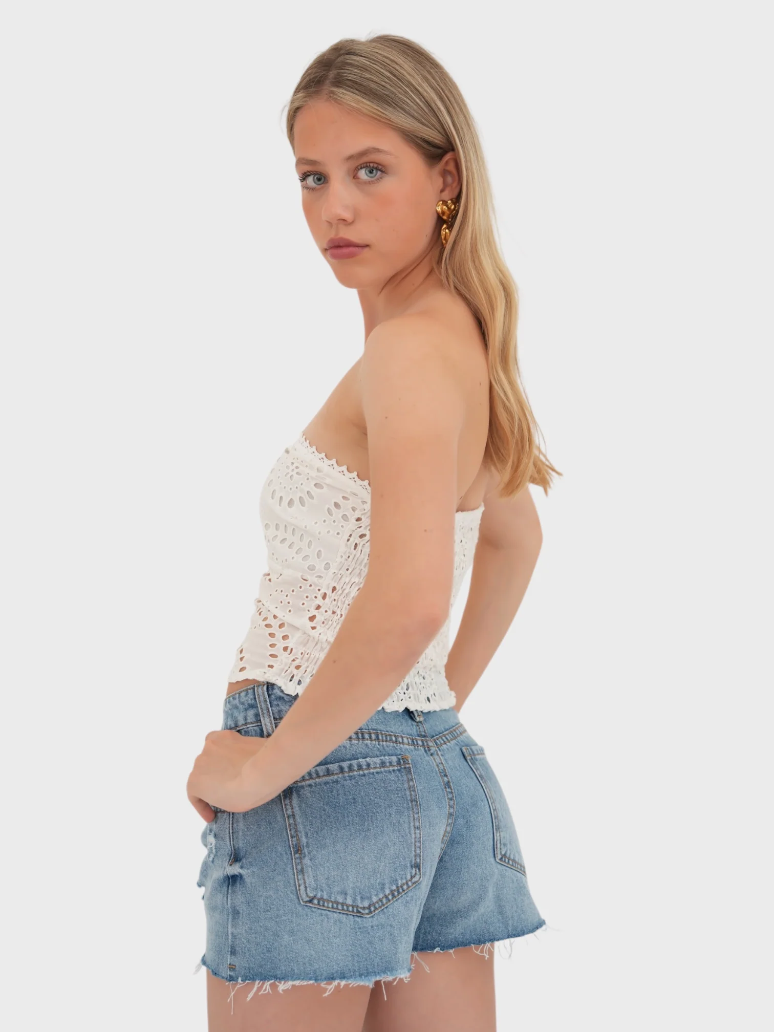 "Lisbon" top white - Image 2