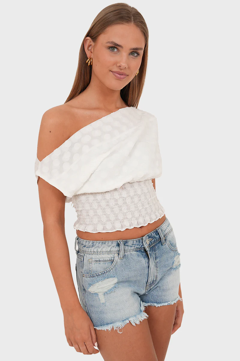 "Loïs” top white - Image 3