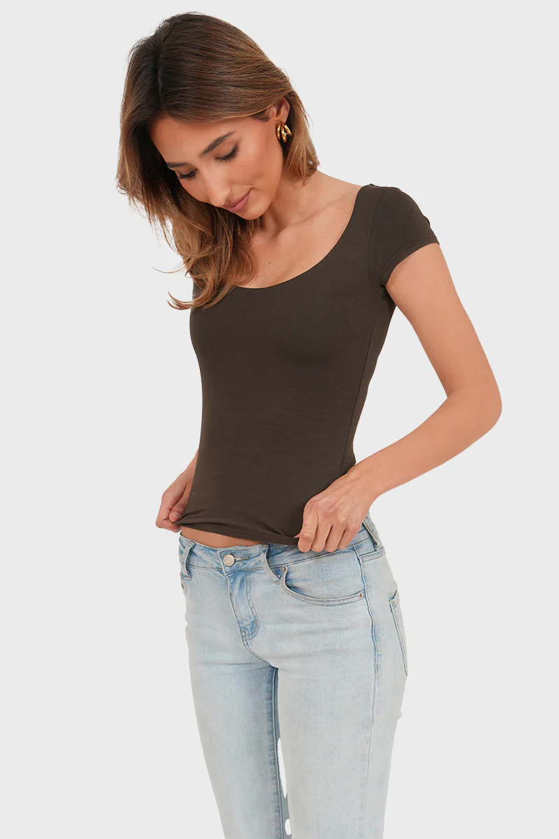 "Lola" top brown - Image 2