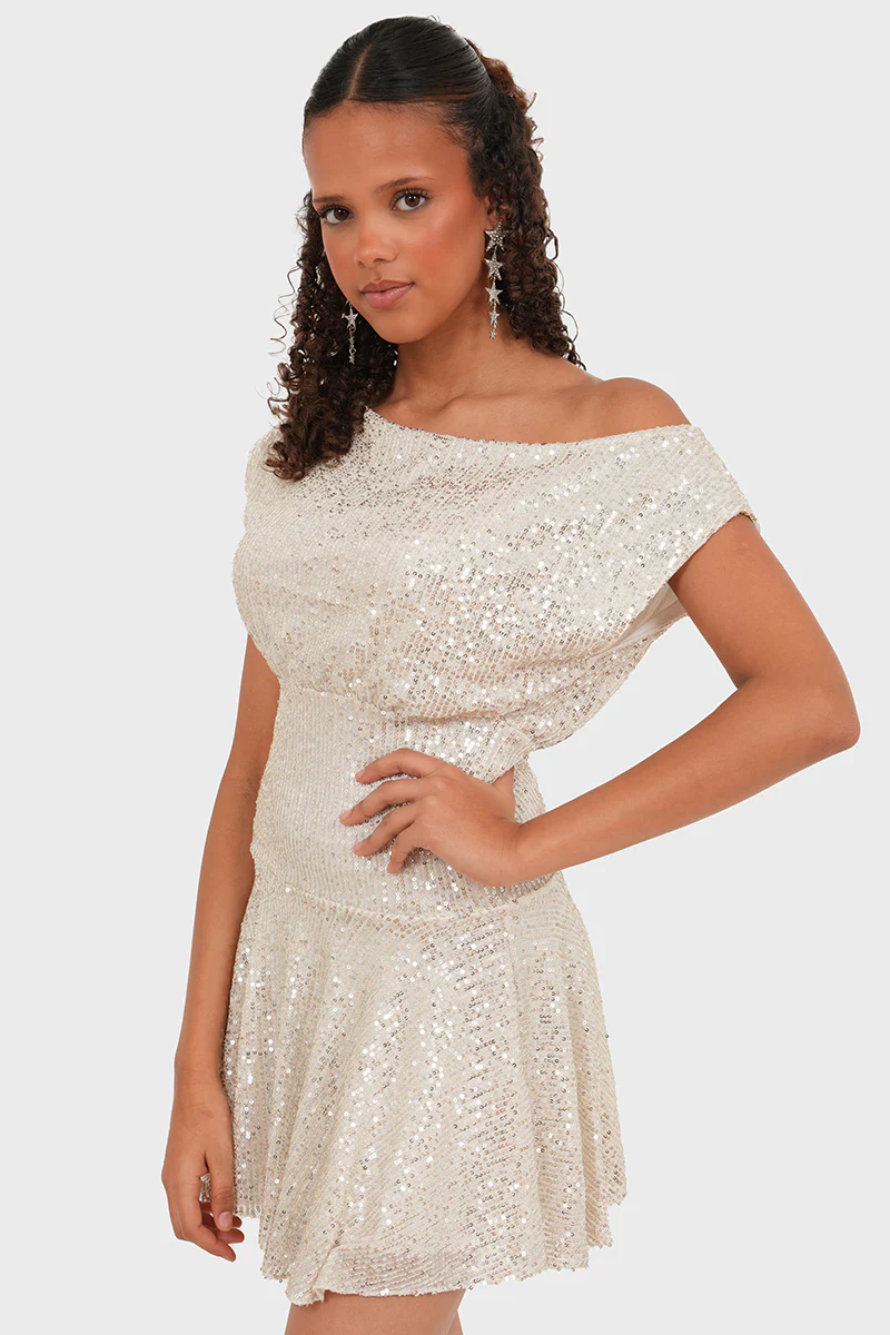 "London" dress champagne - Image 2