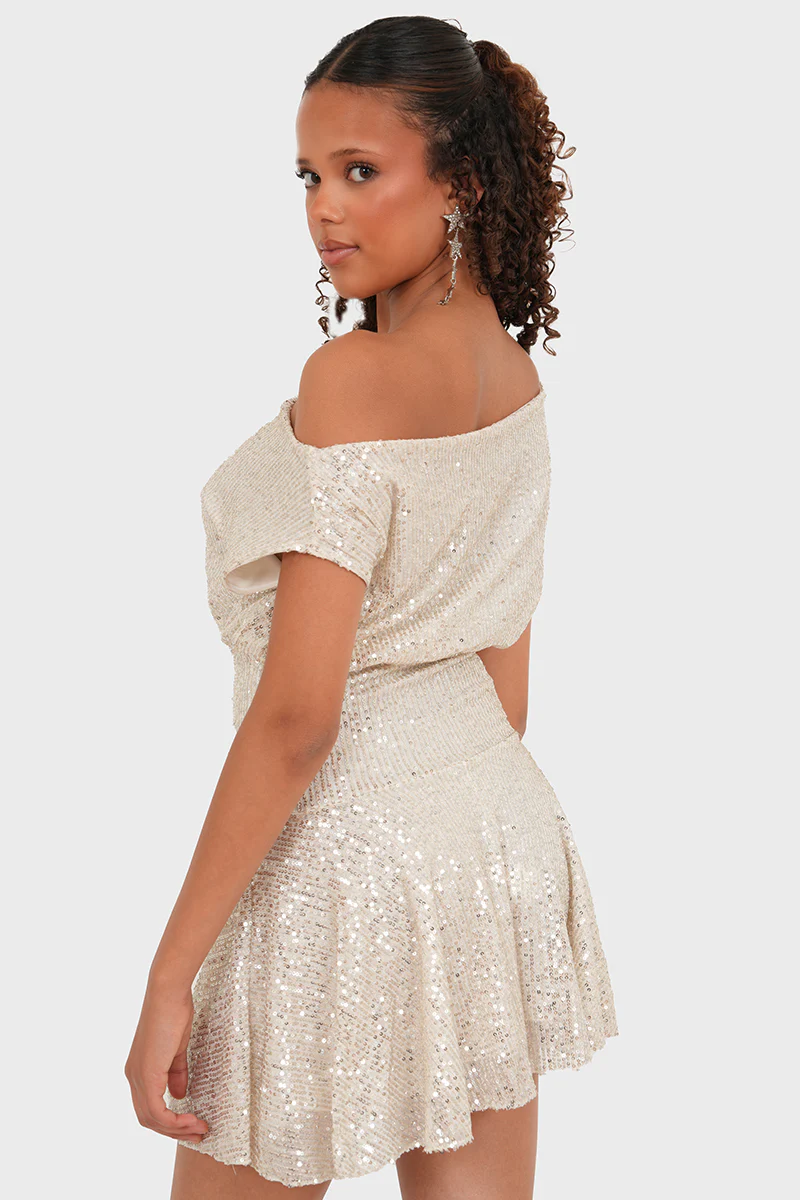 "London" dress champagne - Image 3
