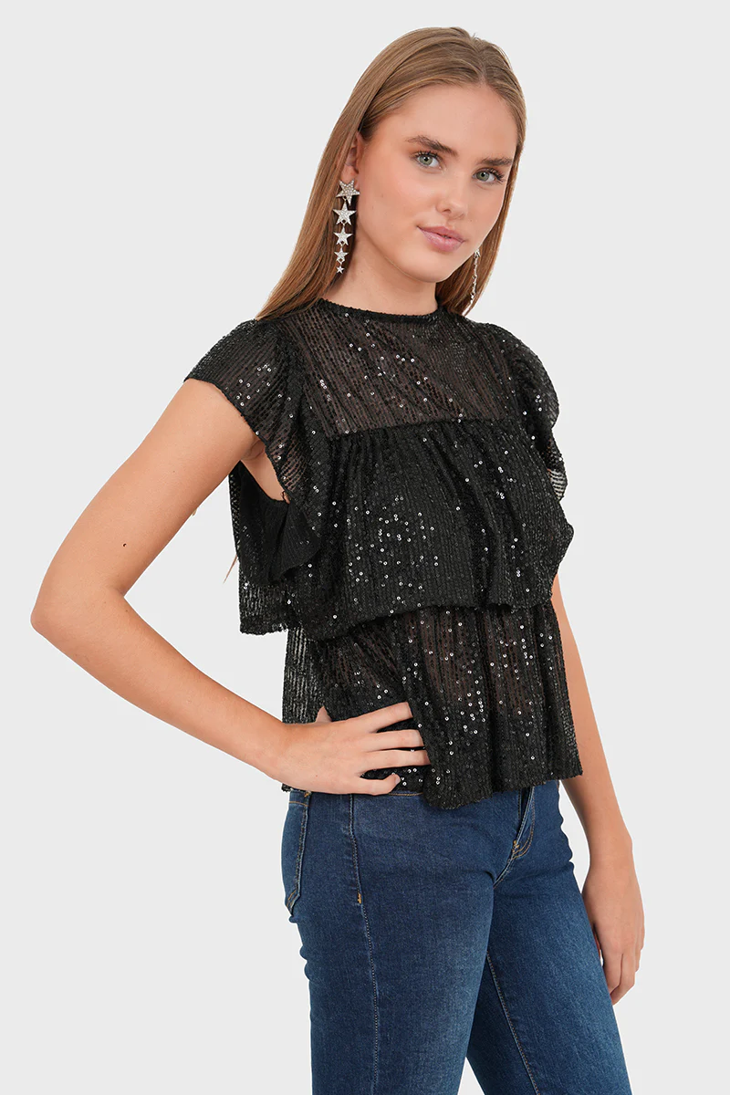 "Lottie" top black - Image 2