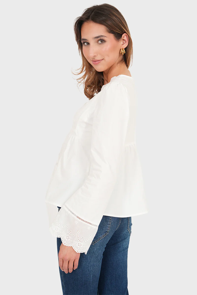 “Louie” blouse white - Image 4