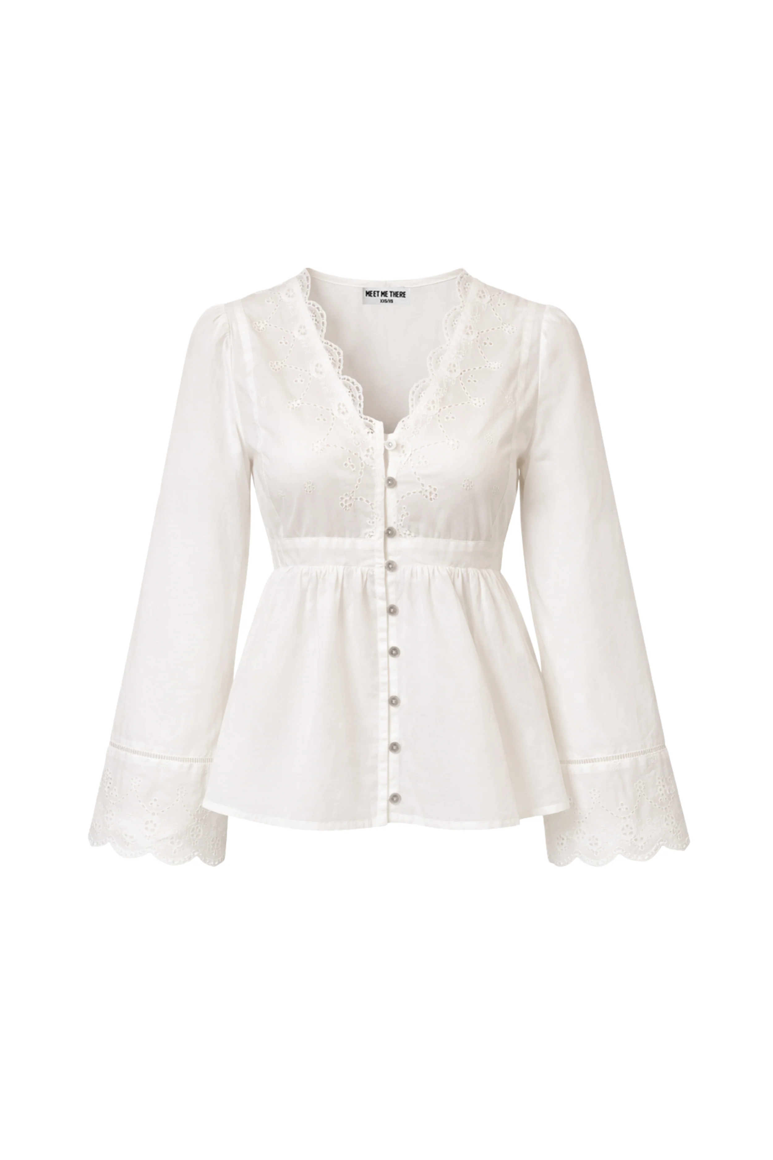 “Louie” blouse white - Image 5