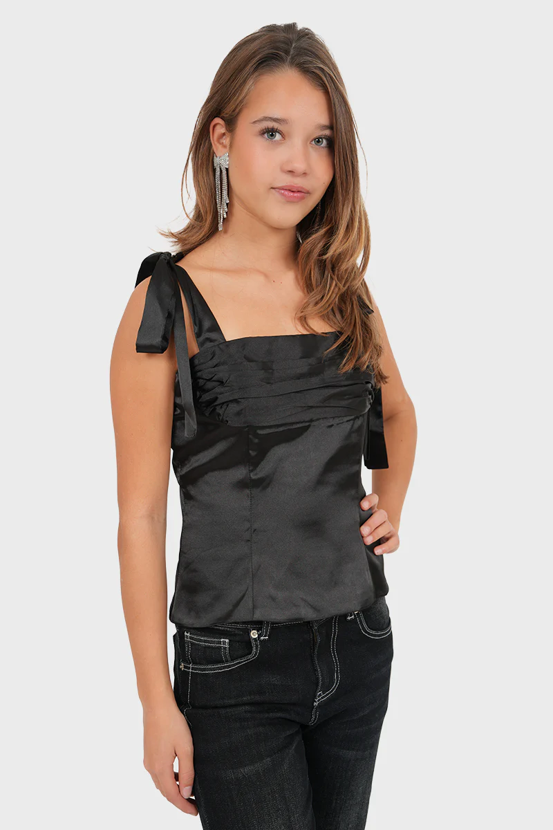 "Lucie" top black - Image 2