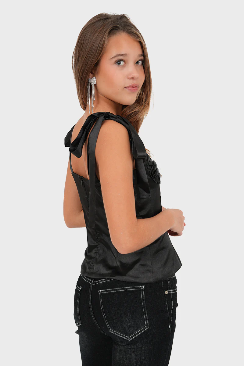 "Lucie" top black - Image 3