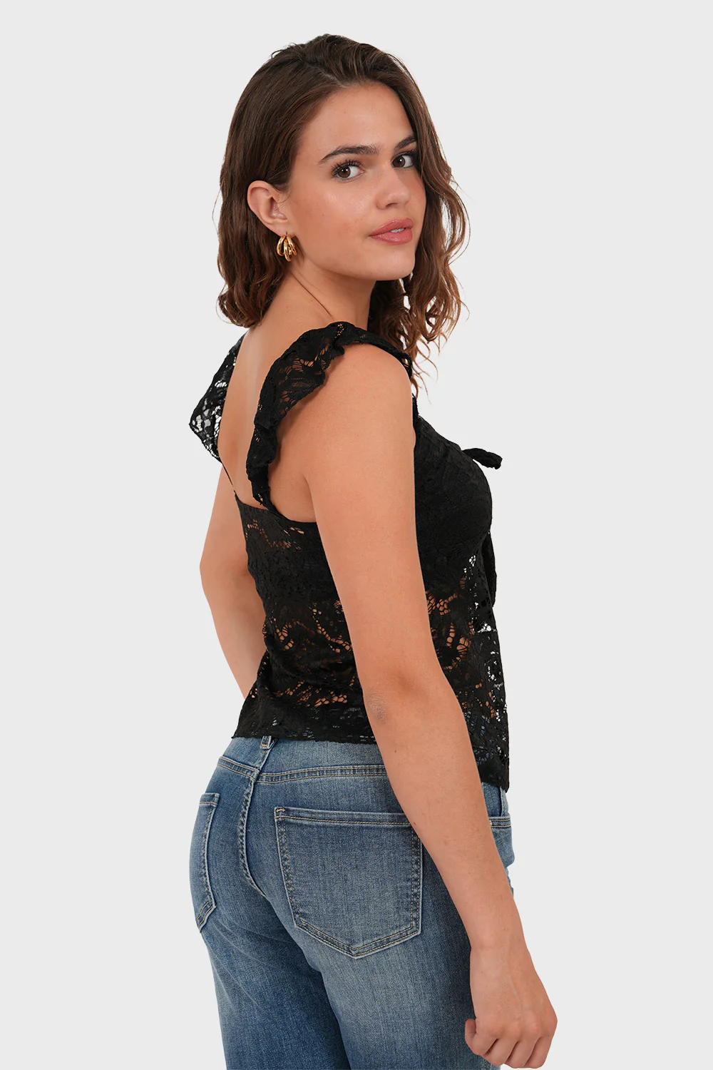 "Luna" top black - Image 3
