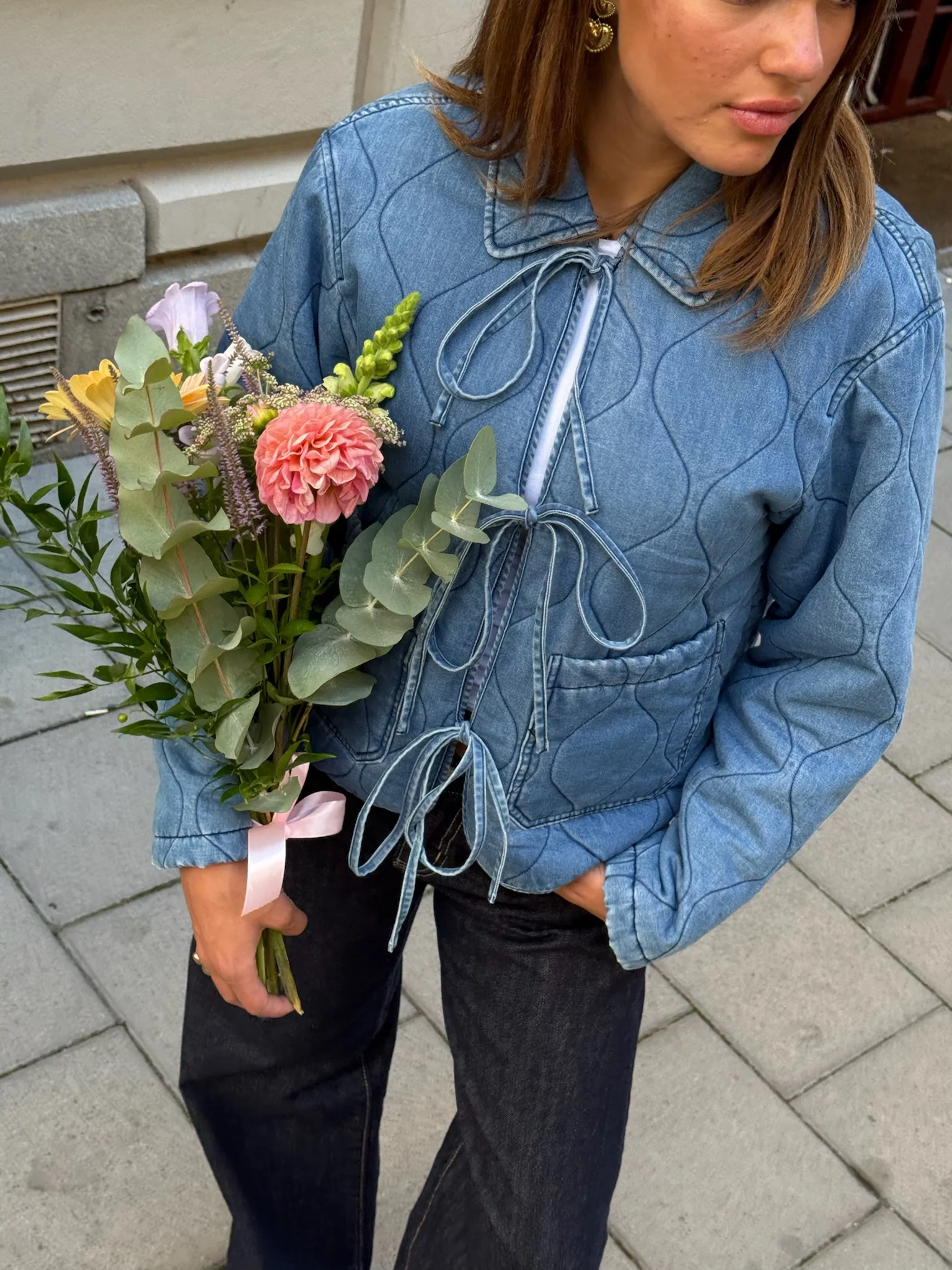 "Mabel" denim jacket blue - Image 2