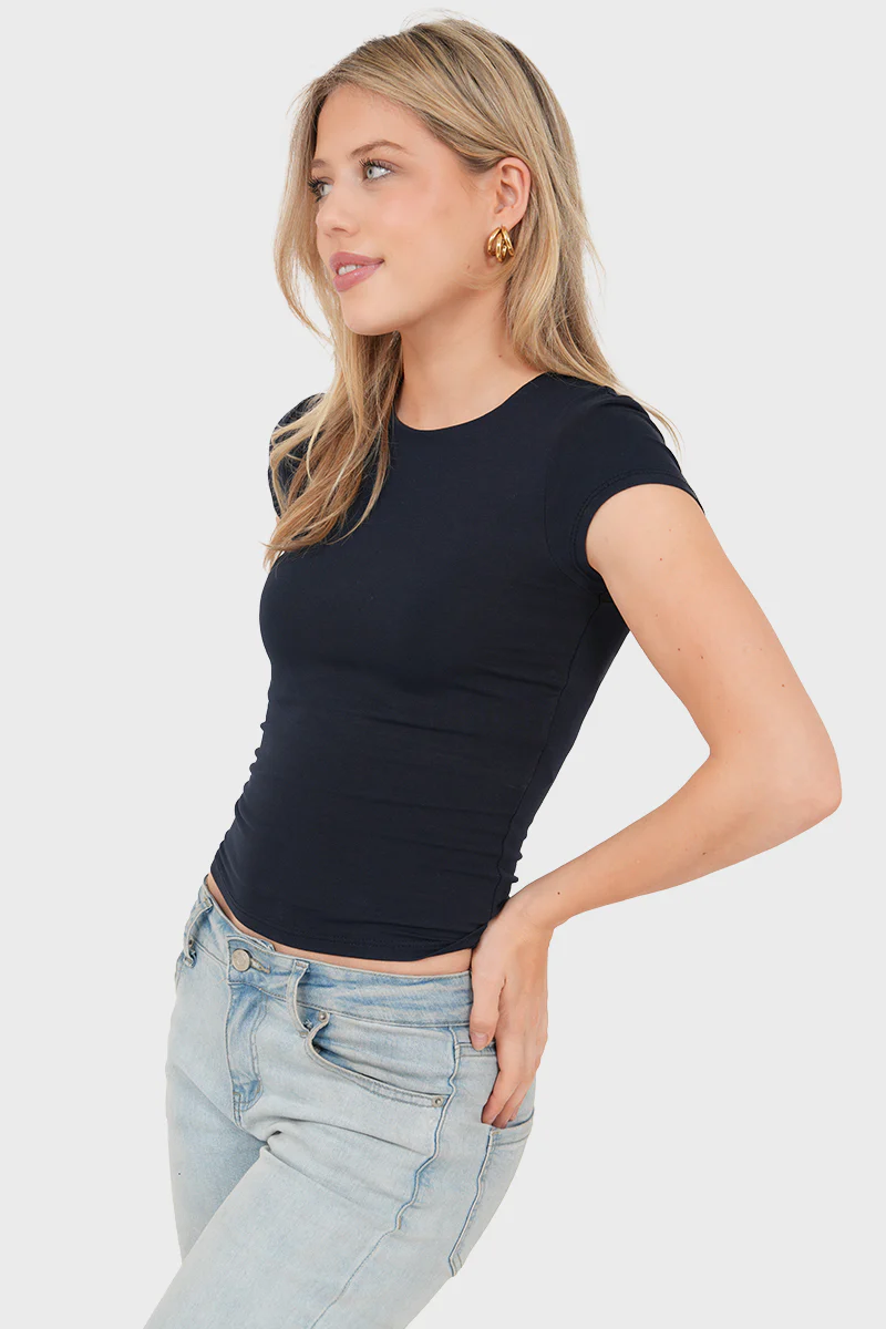 "Macy" top navy - Image 4