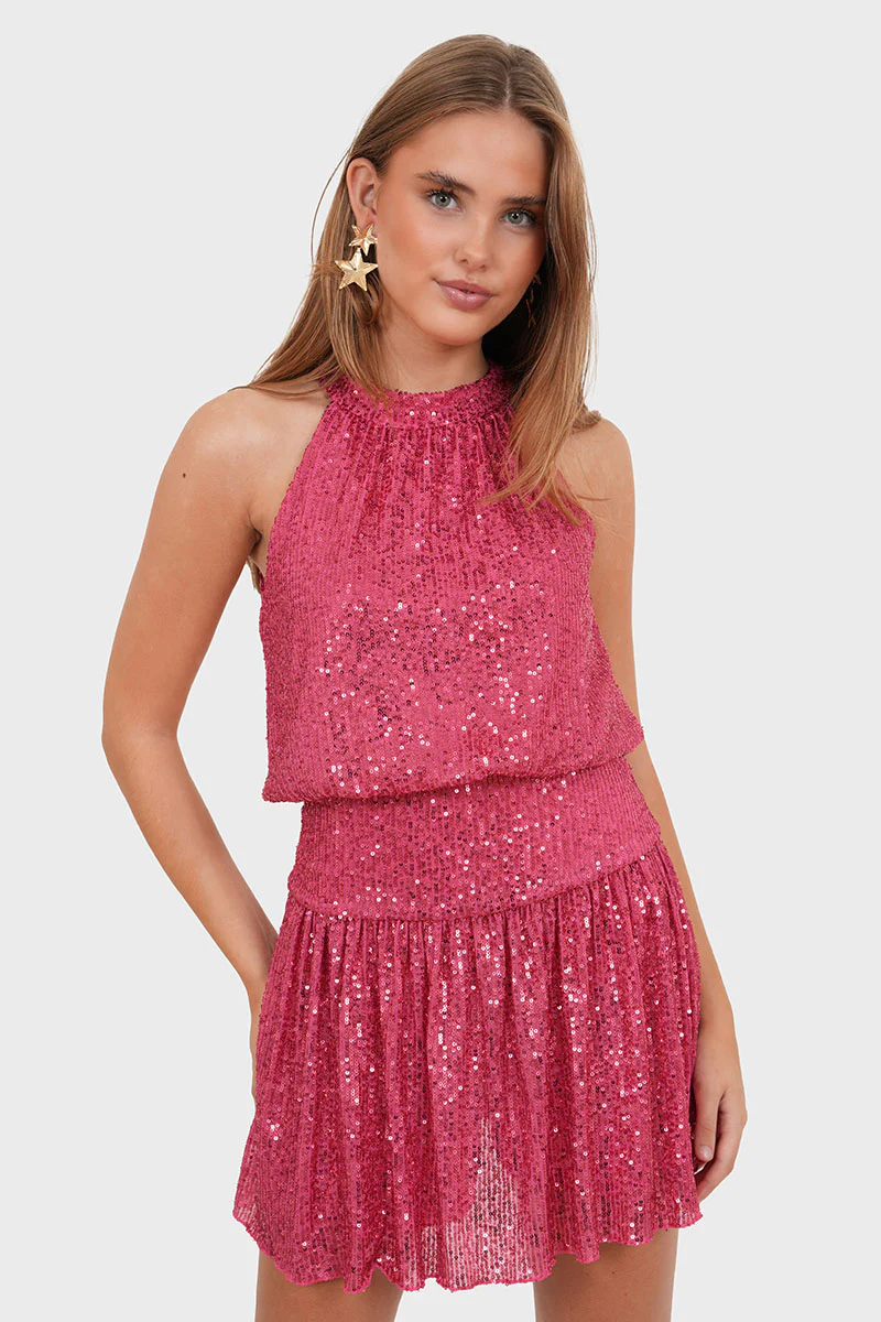 "Madison" dress bright pink - Image 3