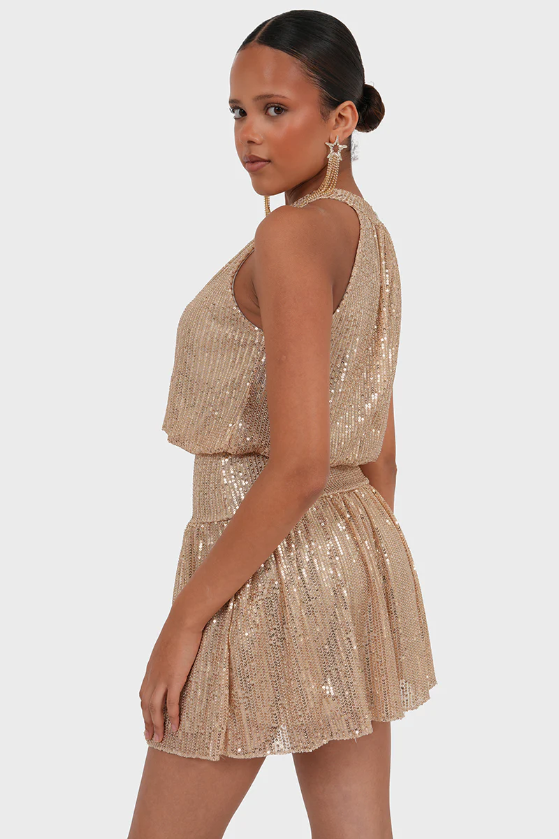 "Madison" dress gold - Image 4