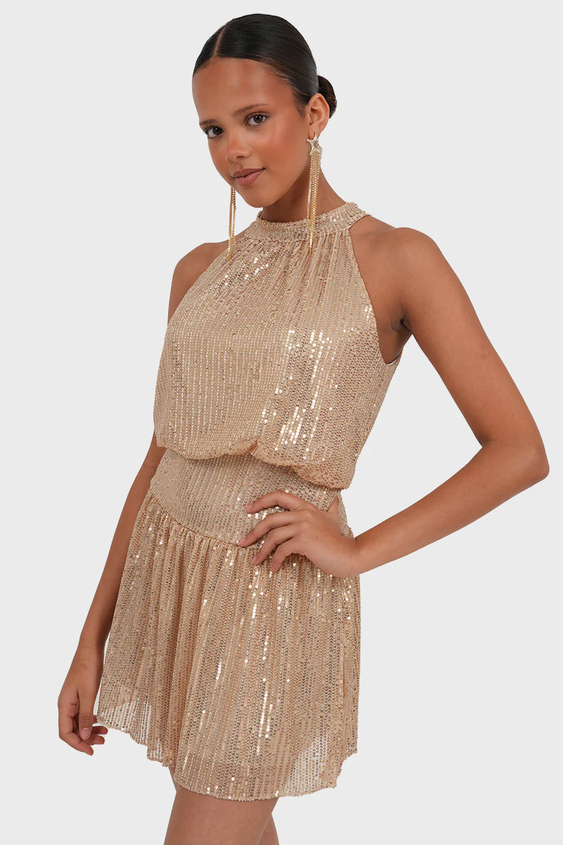 "Madison" dress gold - Image 5