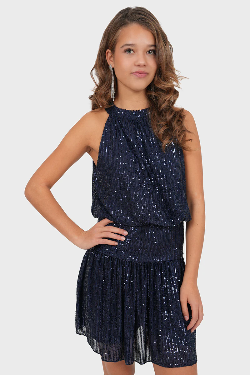 "Madison" dress navy - Image 2